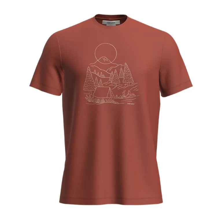 150 TECH LITE III SS SUNSET CAMP TSHIRT HEREN