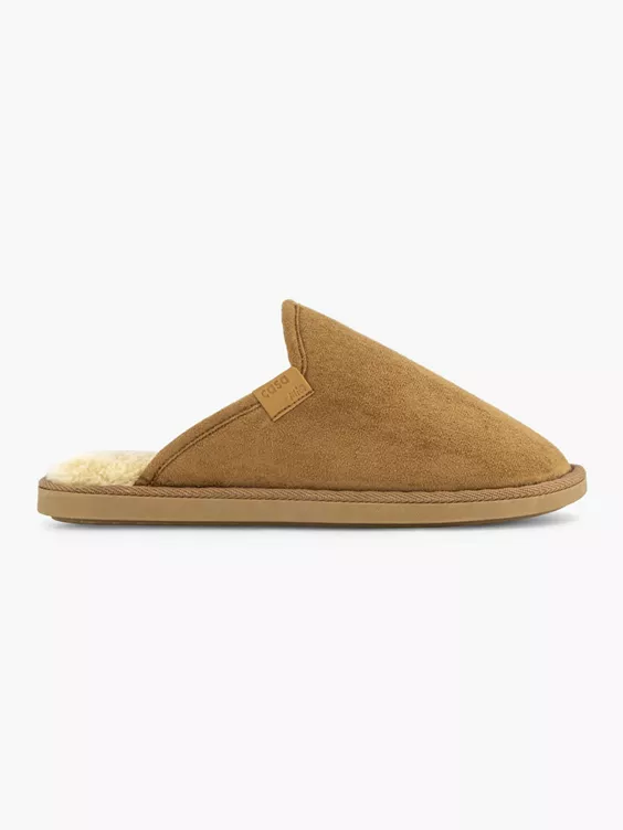 Cognac instap pantoffel 