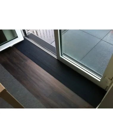 Drempelhulp 1,2 cm zwart 110 mm x 4000 mm