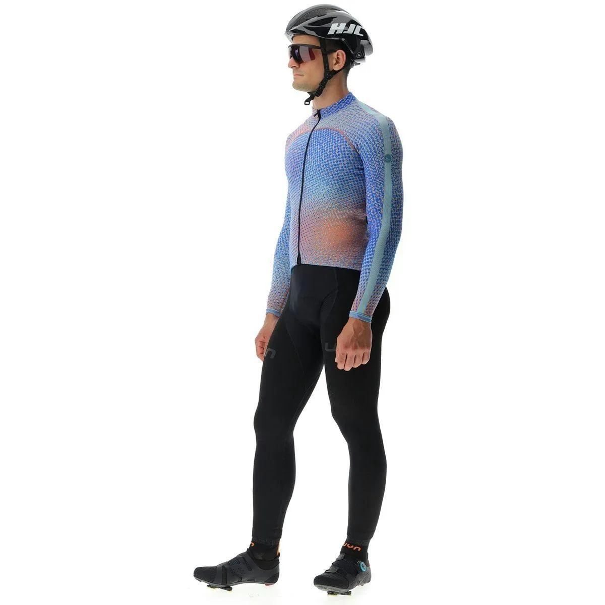 Fietsshirt UYN Men Spectre Winter OW L/S Blue Sunset