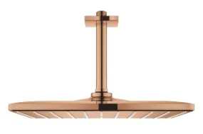 Grohe Rainshower 310 hoofddoucheset vierkant plafond mono 9,5 l/m warm sunset