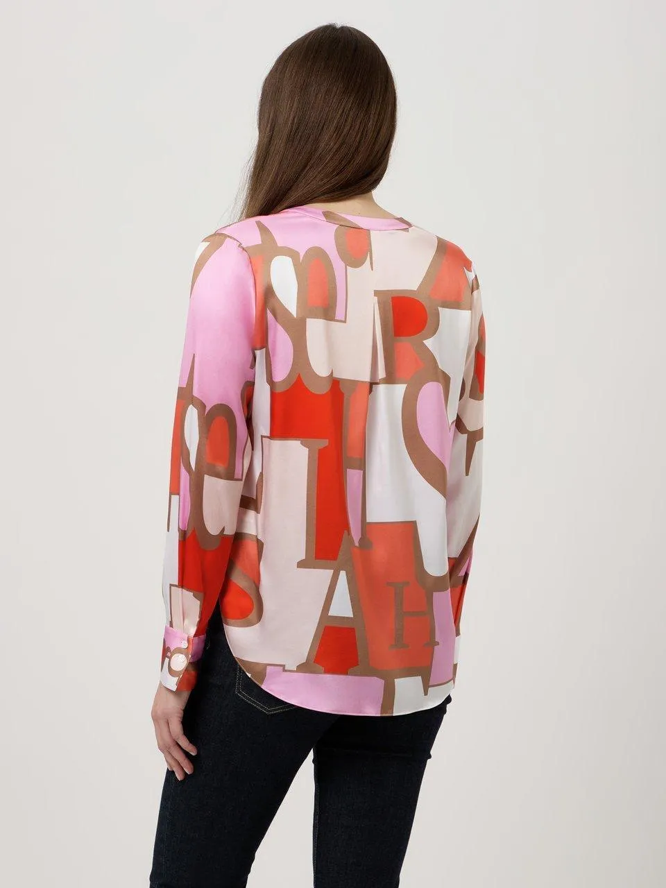 HERZEN´S ANGELEGENHEIT Blouse met zijde