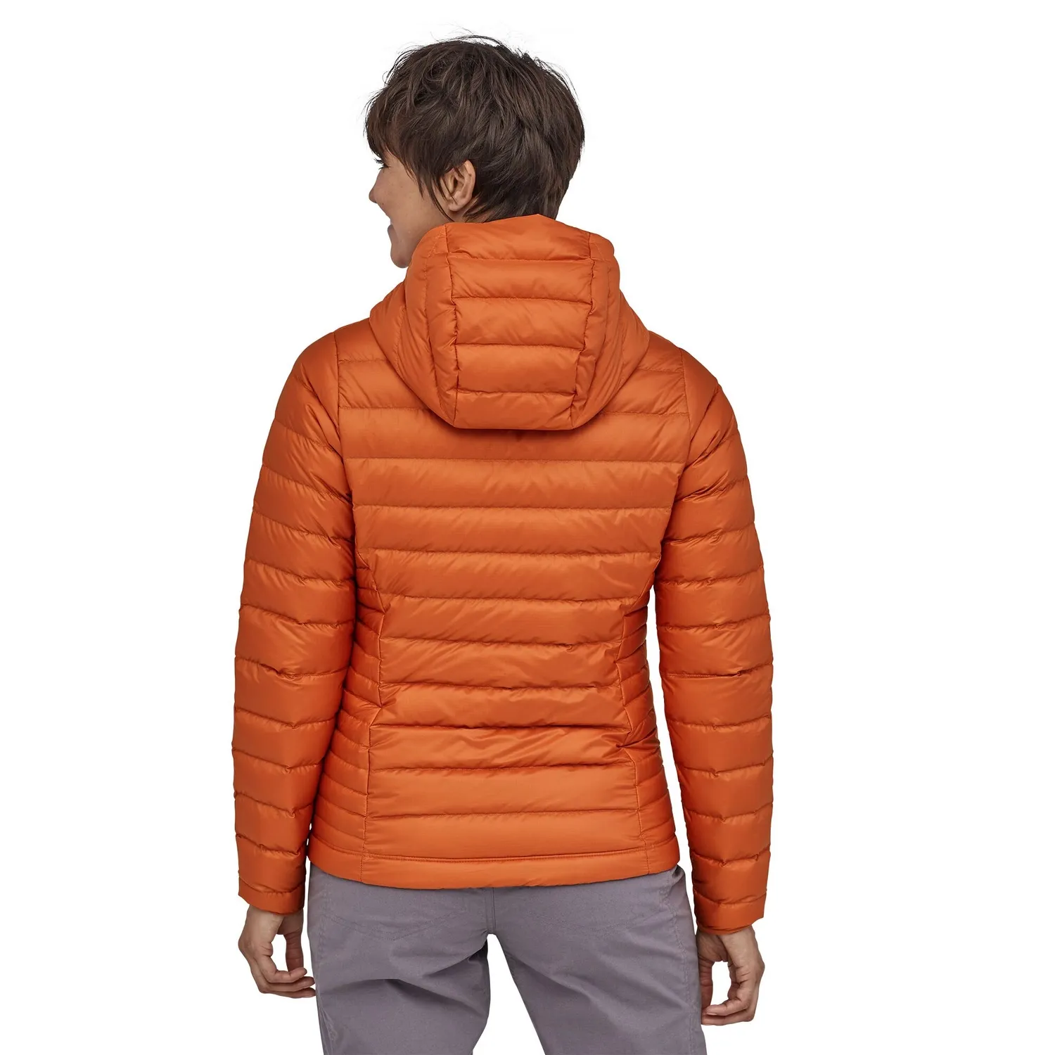 Jas Patagonia Womens Down Sweater Hoody Sunset Orange