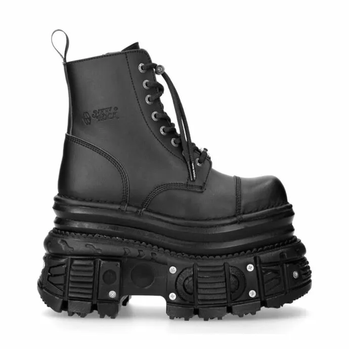 LAARZEN NEW ROCK  BLACK VEGAN, TANK BLACK