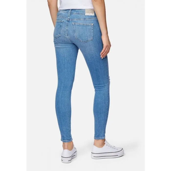 MAVI JEANS ADRIANA  MID RIPPED DENIM