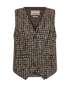 Mos Mosh faye elice vest bruin