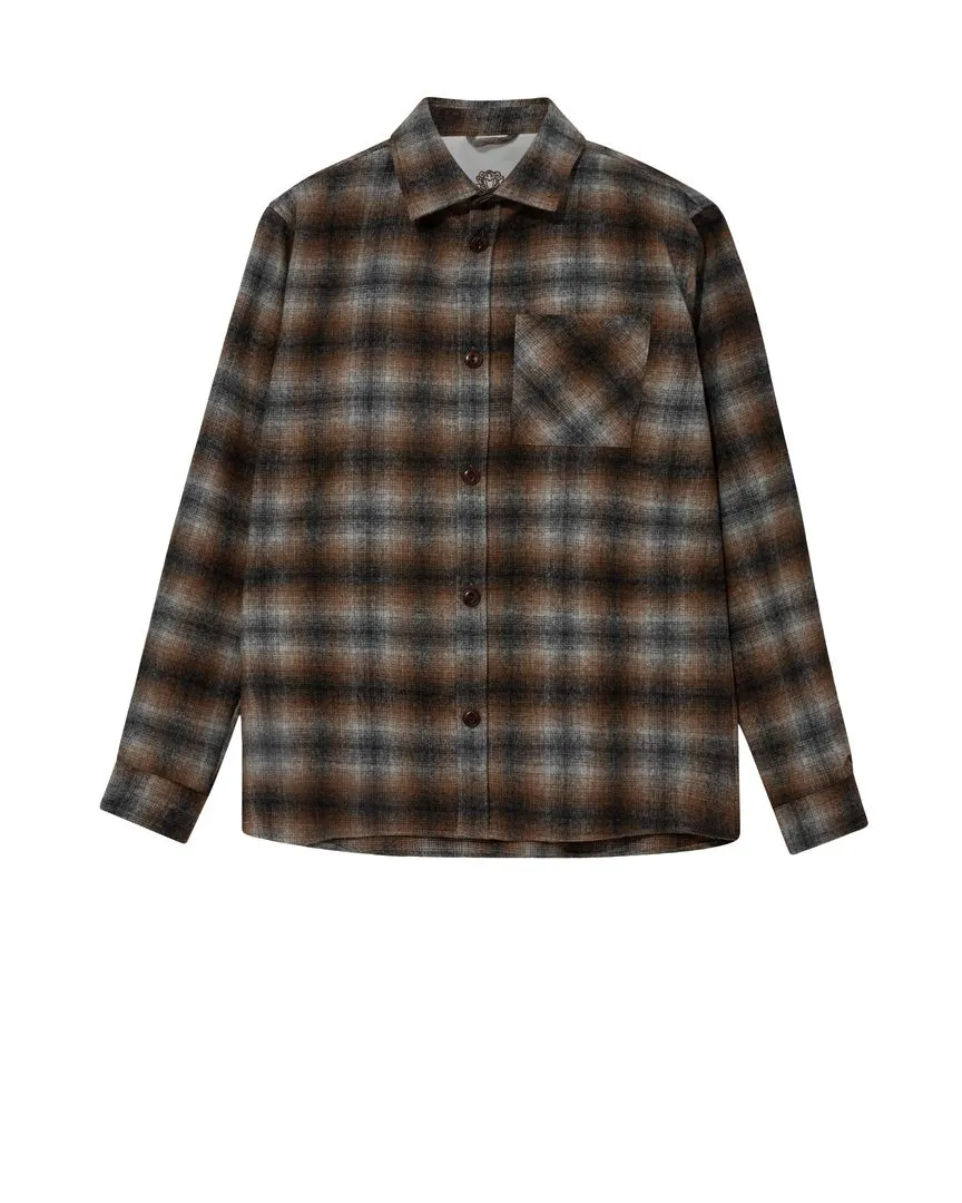 Mos Mosh Gallery david wool check knit multicolour