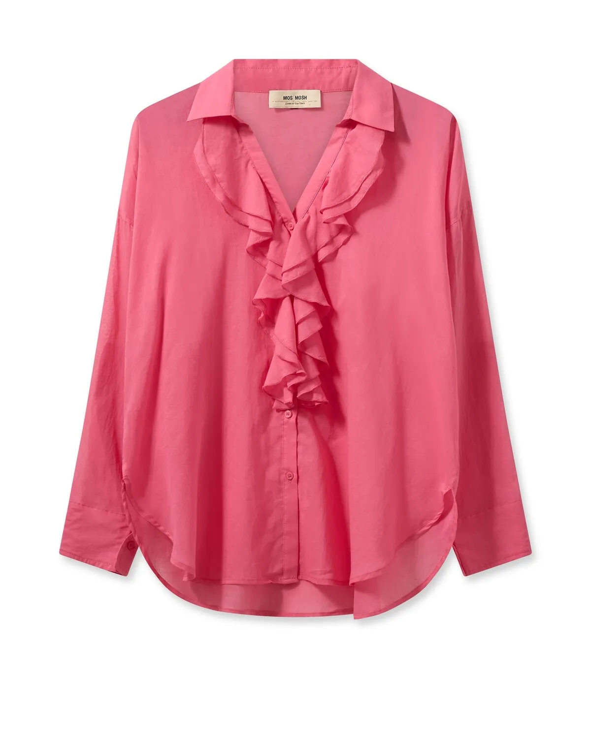 Mos Mosh jelena voile shirt roze