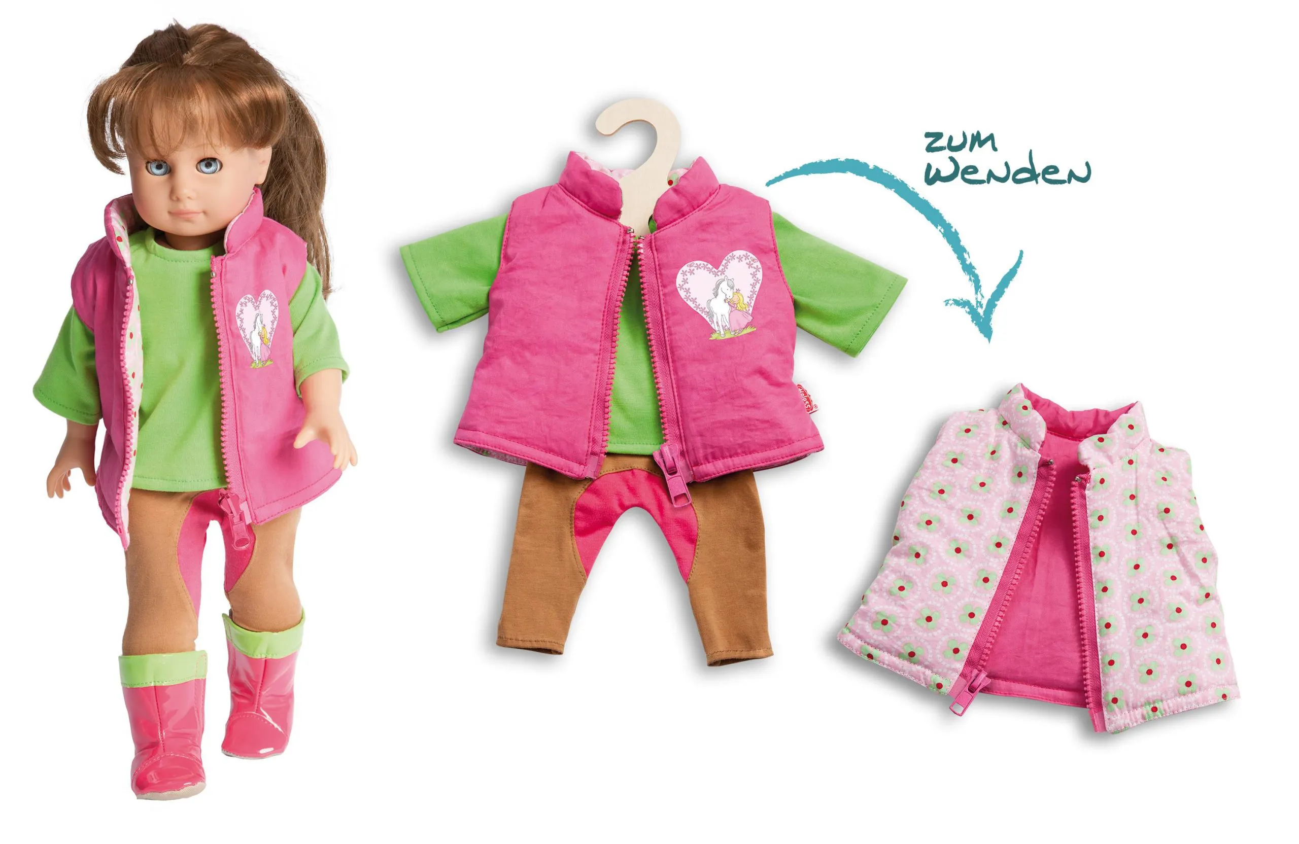 PAARDRIJD OUTFIT 3DELIG MT. 28 – 35 CM.