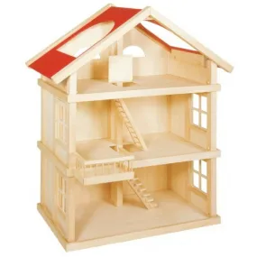 Poppenhuis met 3 verdiepingen