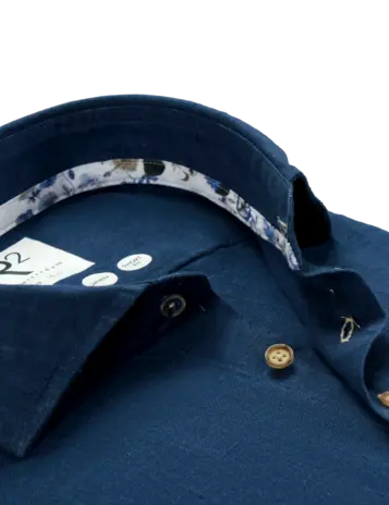 R2 linnen overhemd Tailored Fit 124.WSP.009