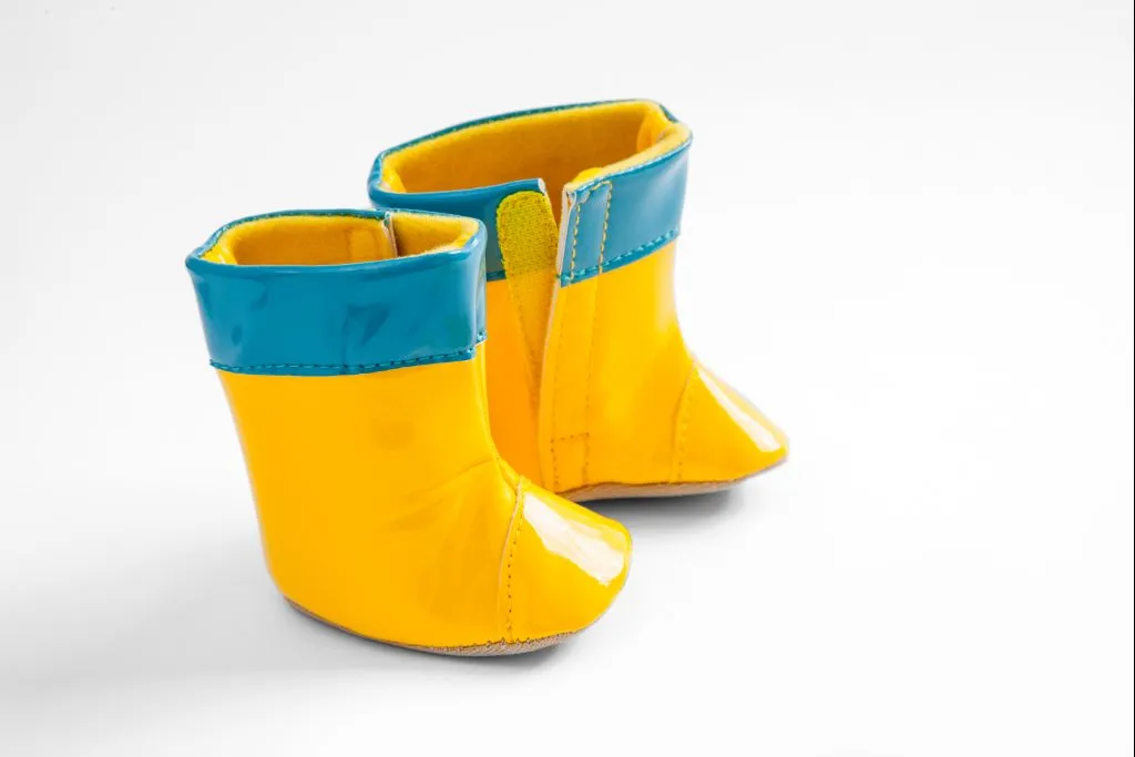 Regenlaarsjes geel Mt. 38 – 45 cm.