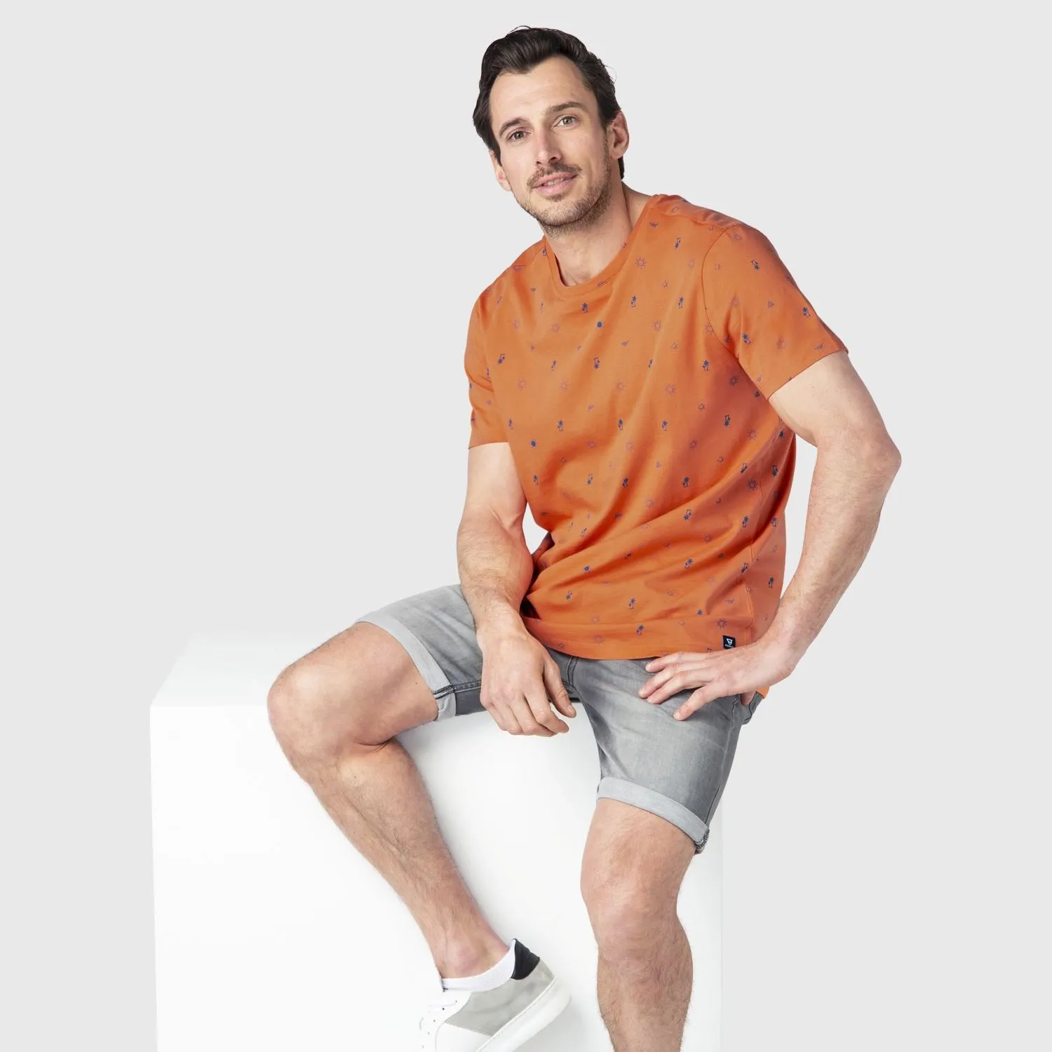 TSHIRT BRUNOTTI MEN TIM MINI AO SUNSET ORANGE