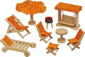 Tuinmeubelset  – Inrichting poppenhuis